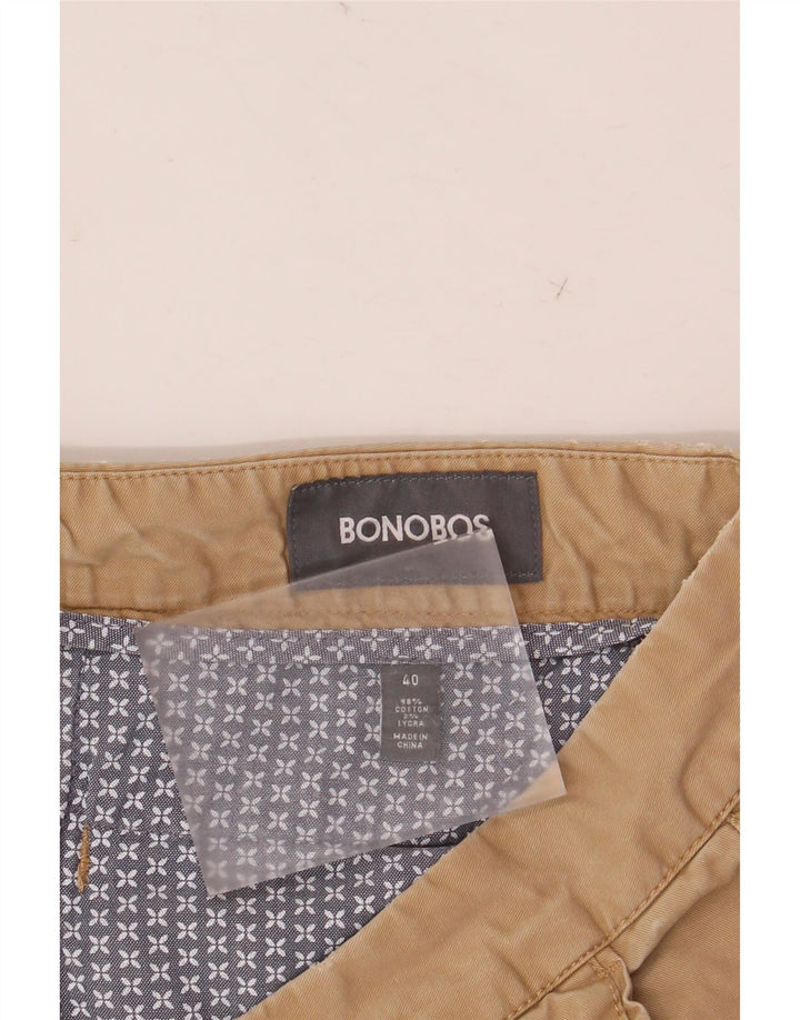 BONOBOS Męskie spodenki Chino W40 XL Beżowa bawełna