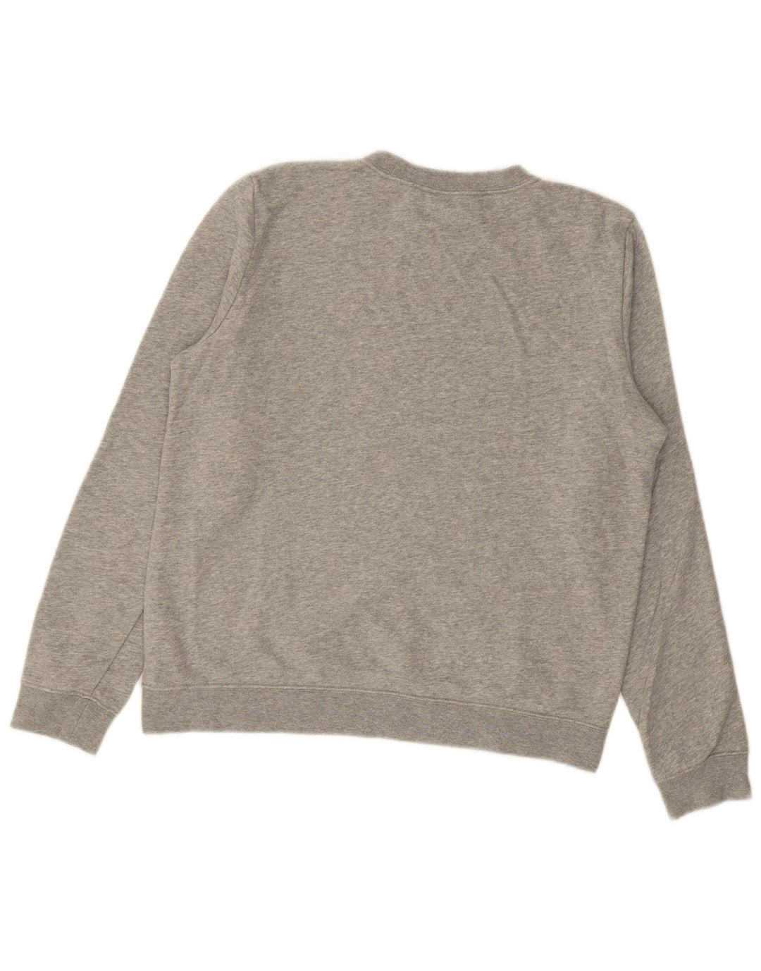 Męski sweter NIKE, mały, szary, bawełniany