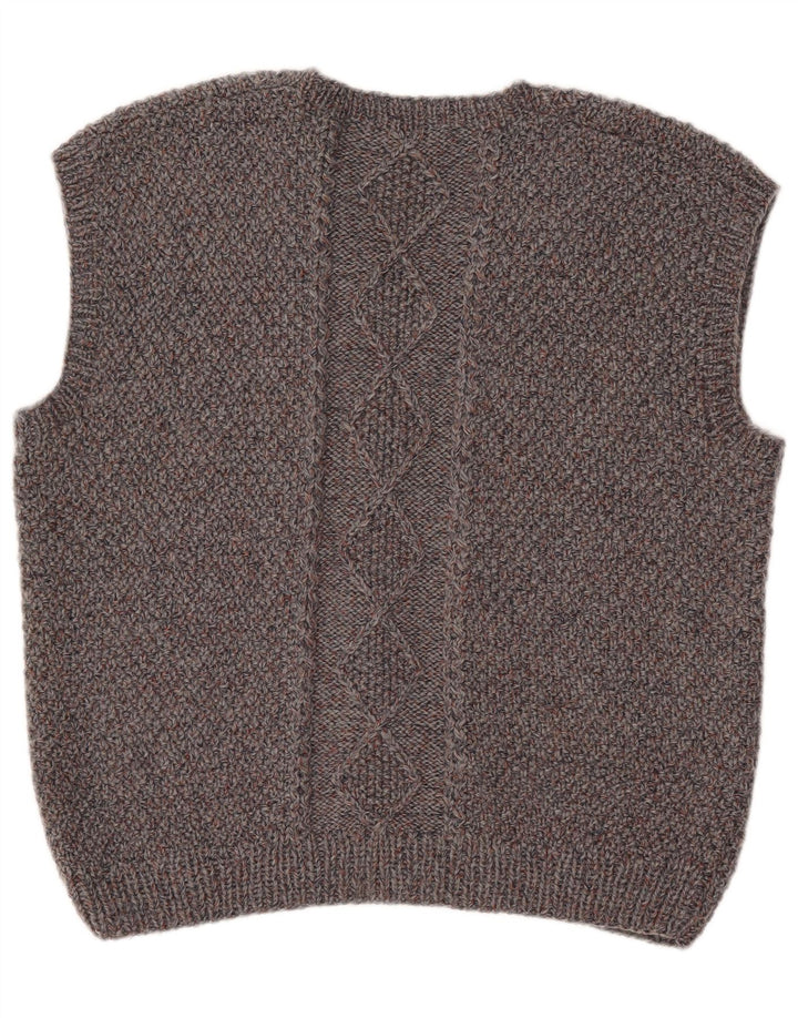 Tank top damski w stylu vintage, UK 16, duży, szary