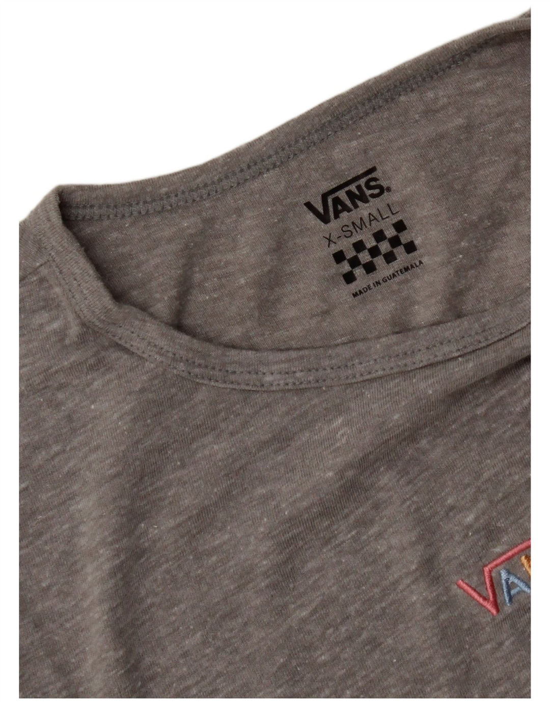 T-shirt damski VANS UK 4 XS, szary, nakrapiany