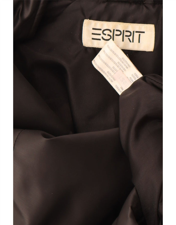 ESPRIT Womens Padded Gilet UK 16 Large Black Polyester Vintage Esprit and Second-Hand Esprit from Messina Hembry 