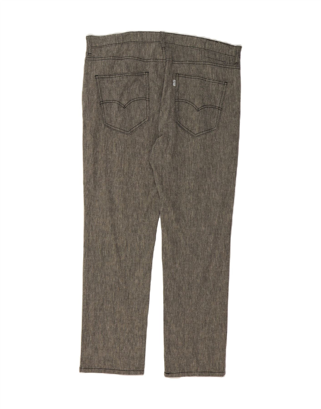 LEVI'S Womens Straight Chino Trousers W36 L30 Grey Cotton Vintage Levi's and Second-Hand Levi's from Messina Hembry 