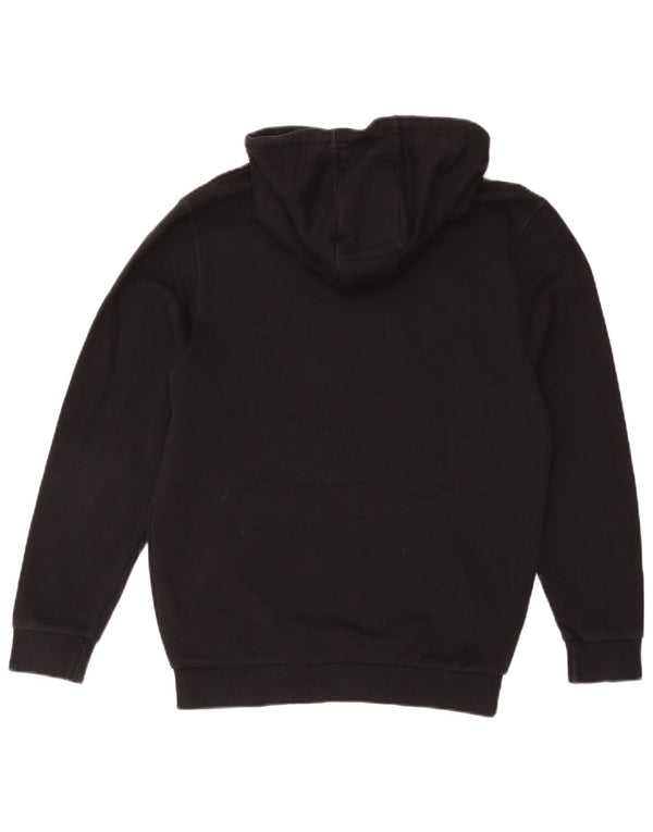 Damski sweter z kapturem Ellesse z grafiką, oversize UK 10, mały, czarny, bawełniany