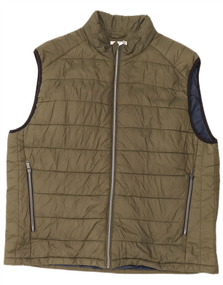 Męska wyściełana kamizelka Zara UK 44 2XL Khaki