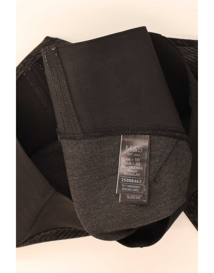 Legginsy damskie Marks & Spencer UK 10 Small, czarna, geometryczna wiskoza