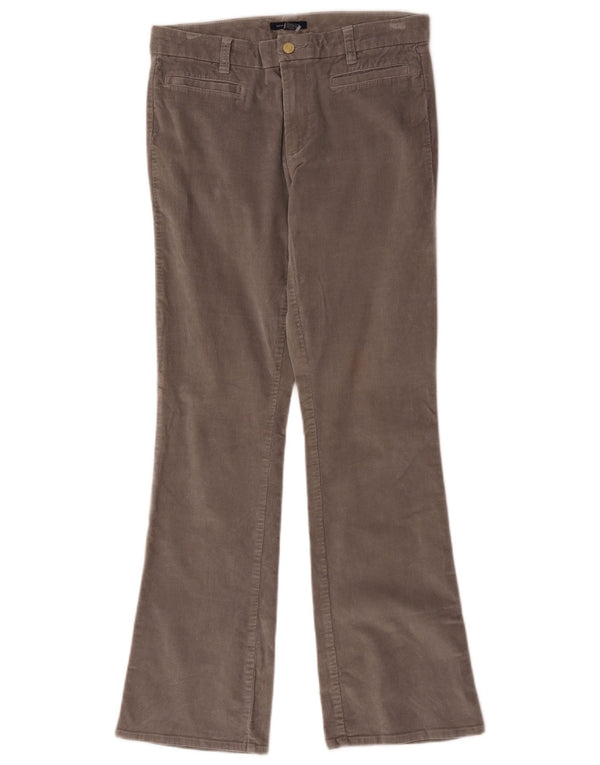 Damskie sztruksowe spodnie Tommy Hilfiger Bootcut US 6 Medium W32 L31 Szare