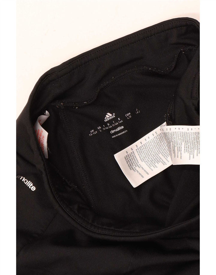 Adidas Chłopięce Spodnie Dresowe Climalite Capri 13-14 Lat Czarny Poliester