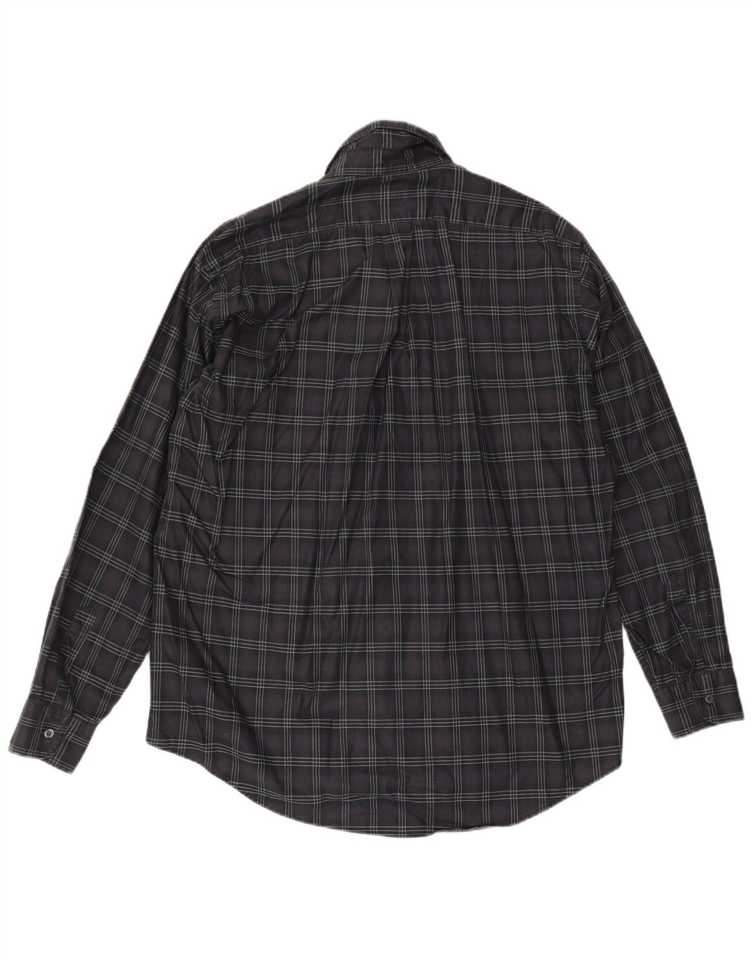 Koszula męska Trussardi 2XL, bawełniana szara krata