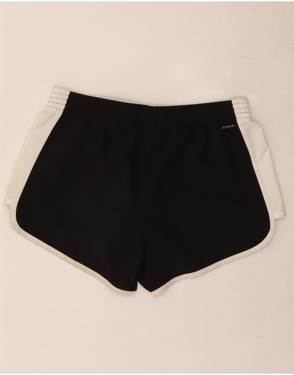 Damskie spodenki sportowe Adidas Climalite UK 12/14 w kolorze średniej czerni