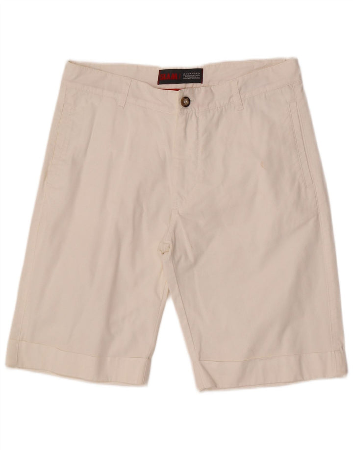 Męskie spodenki Chino Slam Custom Fit IT 48 Medium W32 Biała bawełna