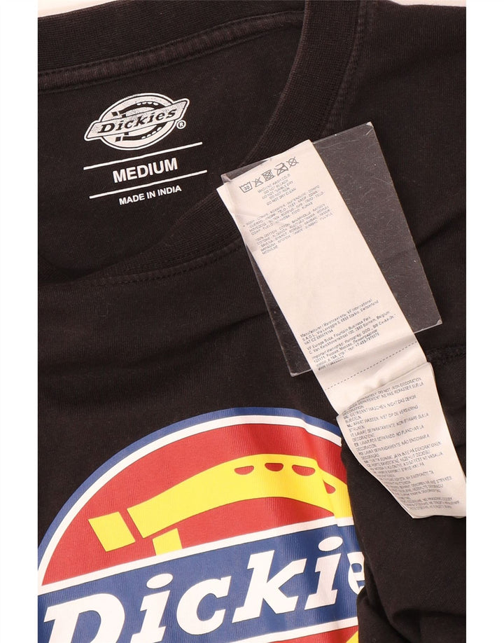 Męska koszulka z grafiką Dickies, średnia, czarna bawełna