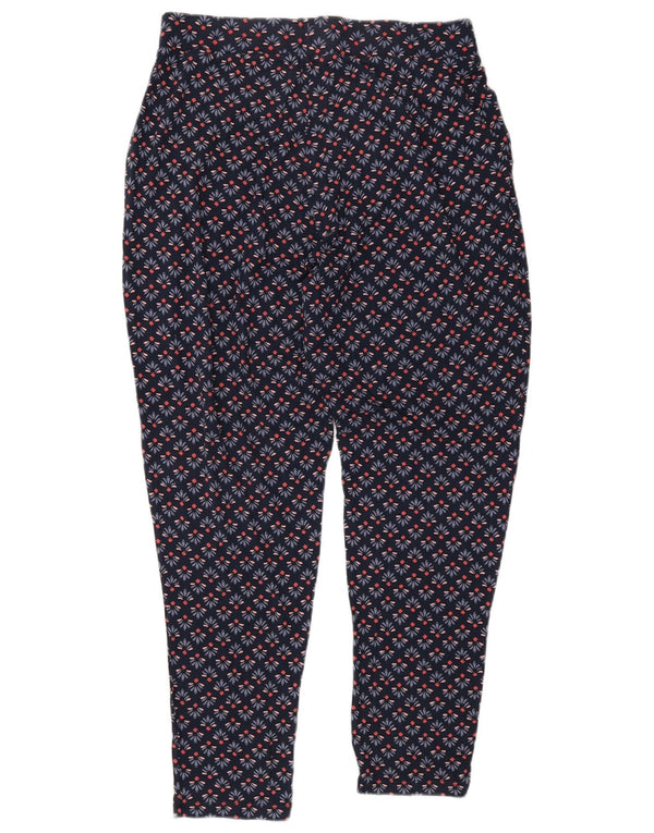 Spodnie damskie Marks & Spencer UK 12 Medium W30 L30 Granatowo-kwiatowe