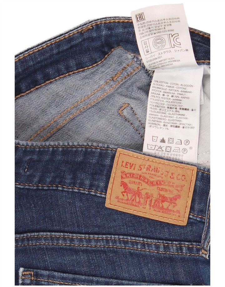 Damskie jeansy LEVI'S 711 Skinny W26 L30 Niebieska bawełna
