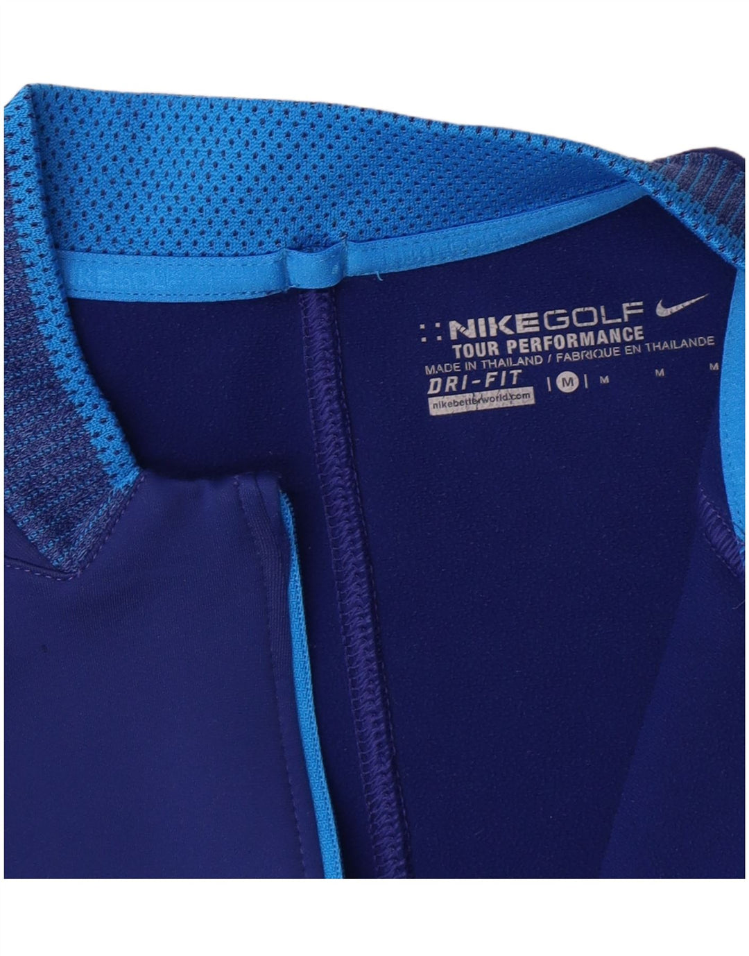 Męski dres NIKE Dri Fit z zamkiem błyskawicznym na szyi, średni niebieski