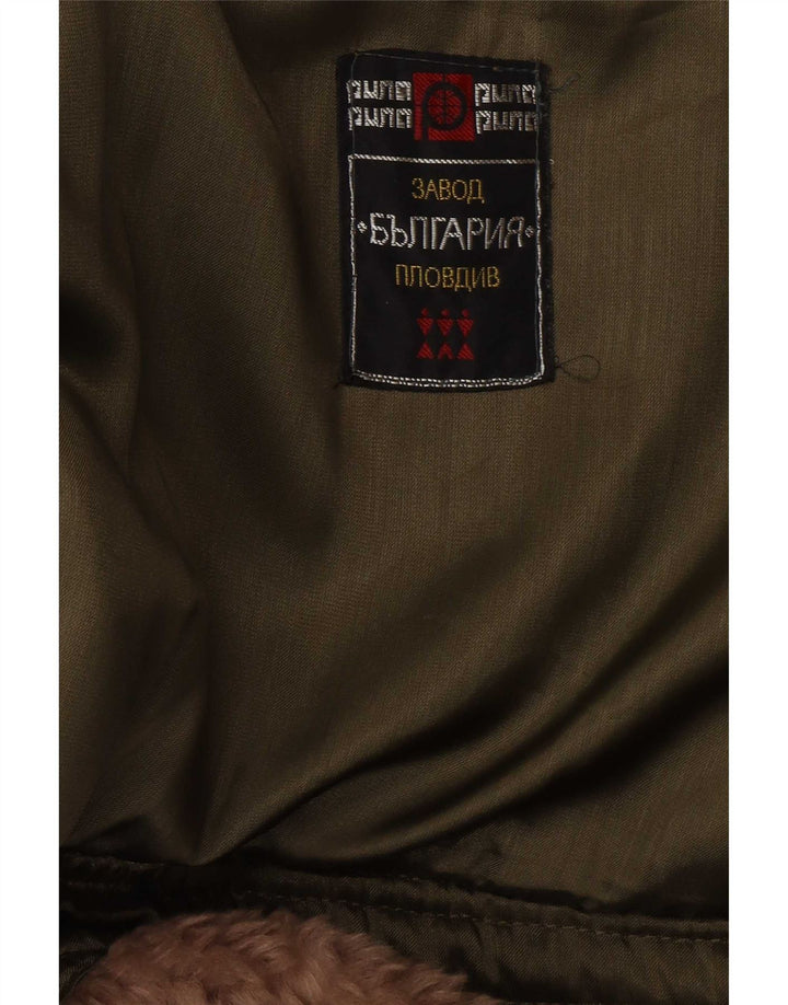 Vintage męski trencz UK 40 Large Khaki
