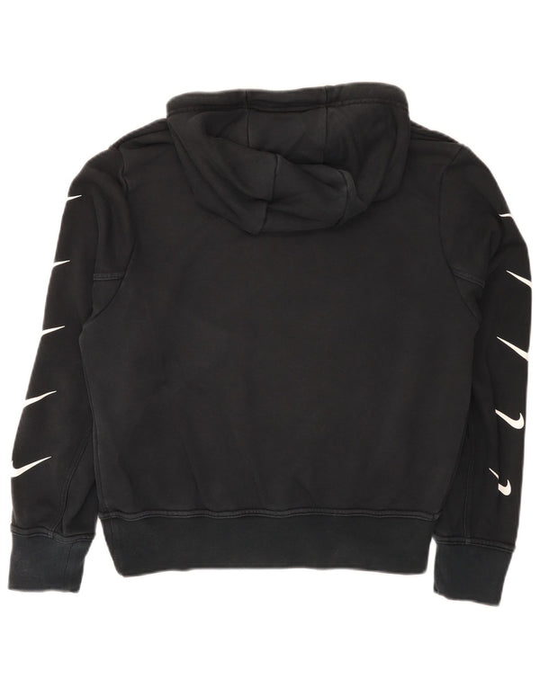 Damska bluza z kapturem Nike Graphic UK 14, średnia czarna bawełna