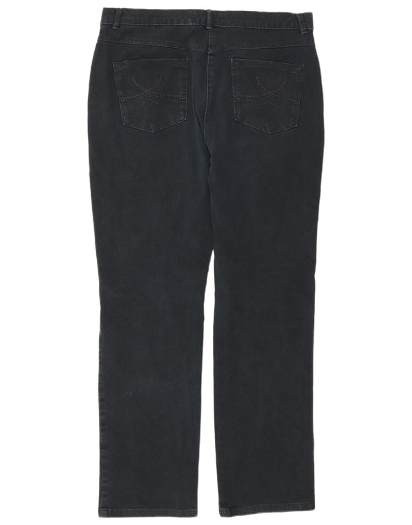 Marks & Spencer Damskie proste dżinsy UK 12 Medium W32 L29 Granatowa bawełna
