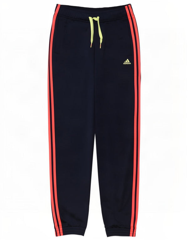 Adidas Dziewczęce Spodnie dresowe Joggery 13-14 lat Granatowy poliester