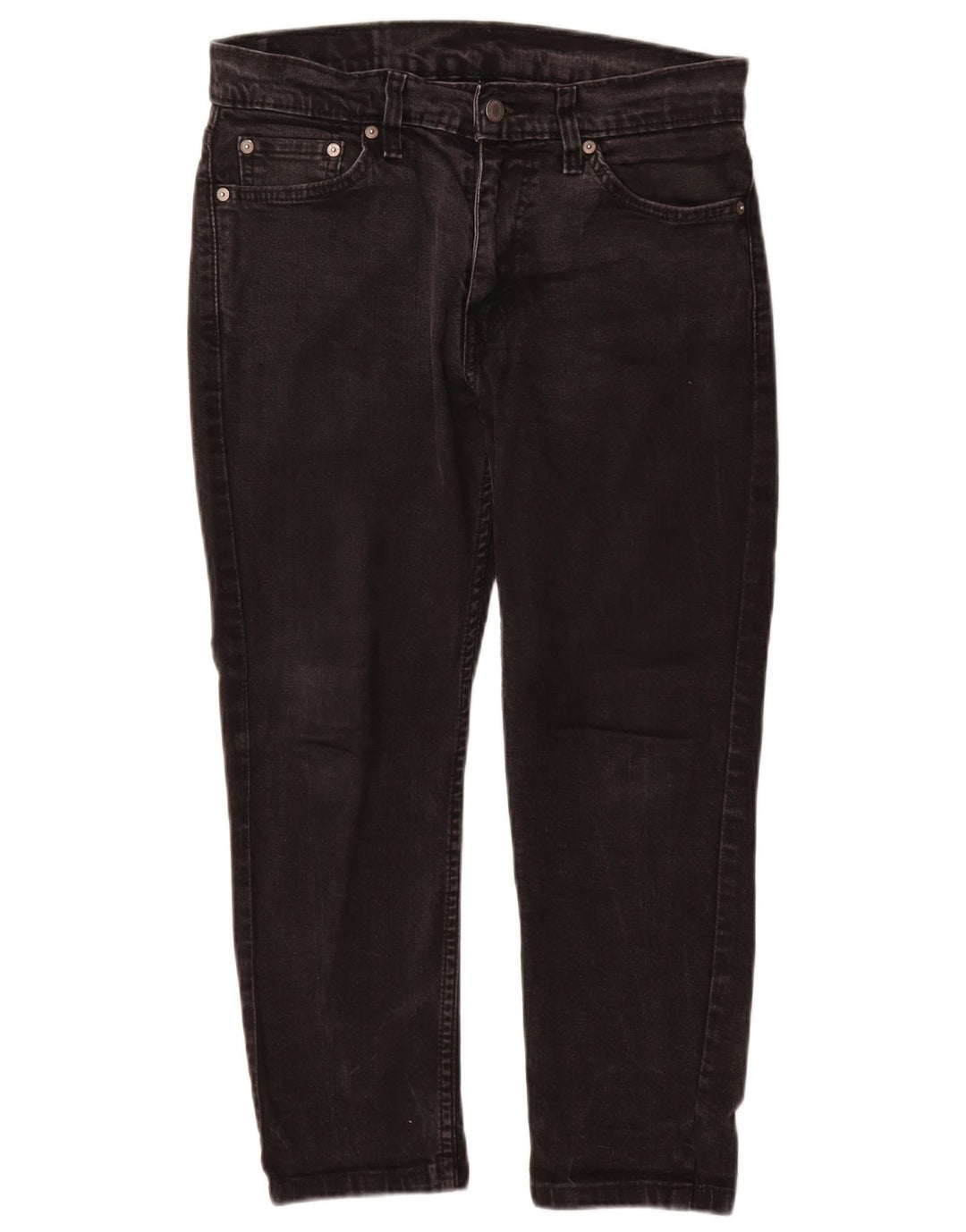 Męskie jeansy Levi's 511 Slim W30 L24 Czarna bawełna