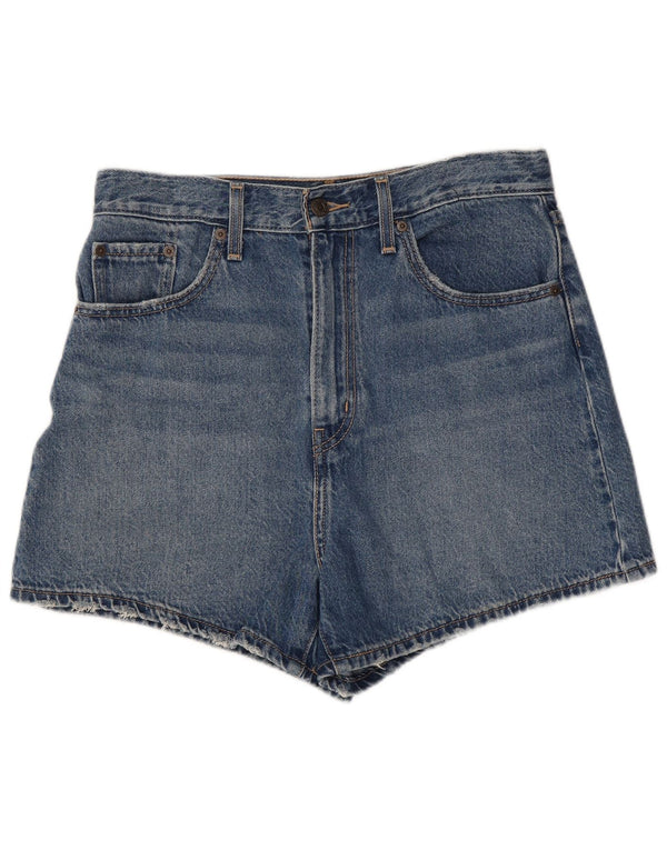 Damskie spodenki jeansowe Levi's W28 Średni niebieski, bawełniany