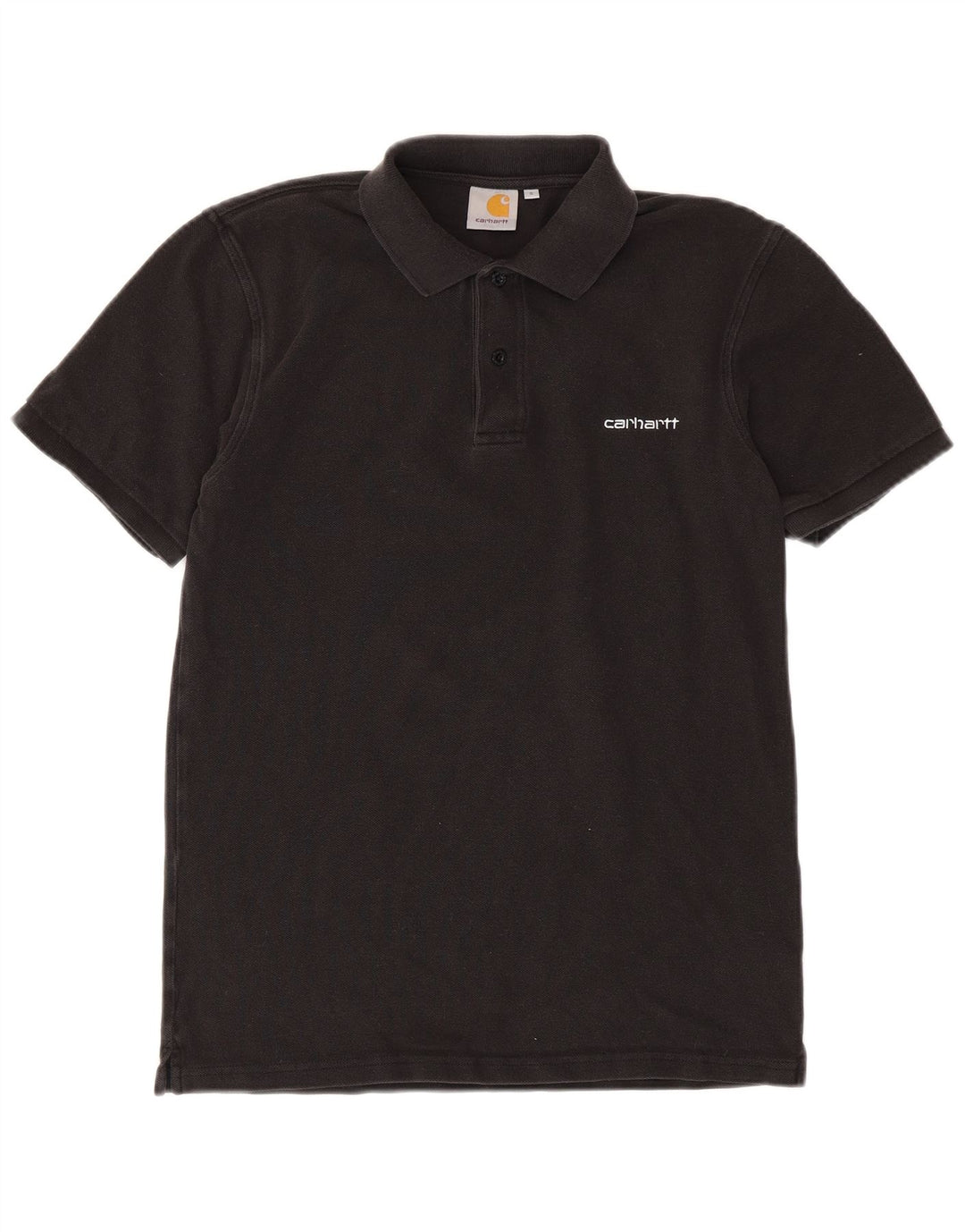 Męska koszulka polo Carhartt, mała, czarna, bawełniana
