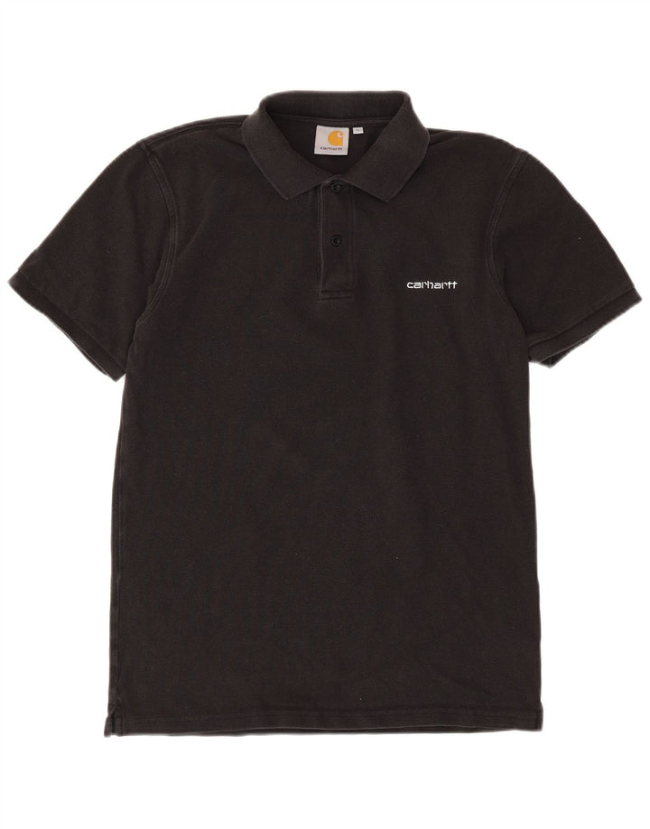 Męska koszulka polo Carhartt, mała, czarna, bawełniana