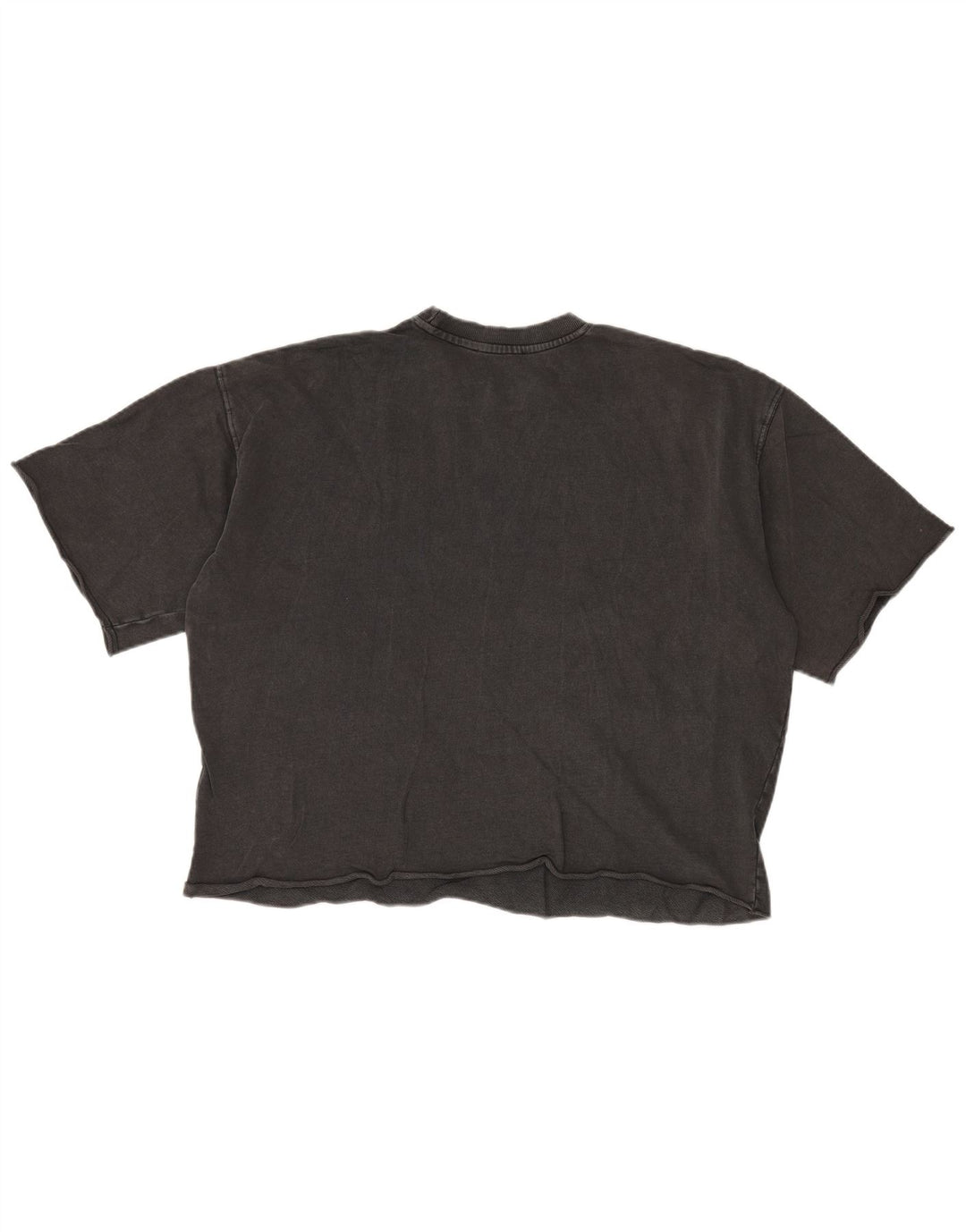 Damska koszulka oversize Zara Top UK 10 Small, szara bawełna