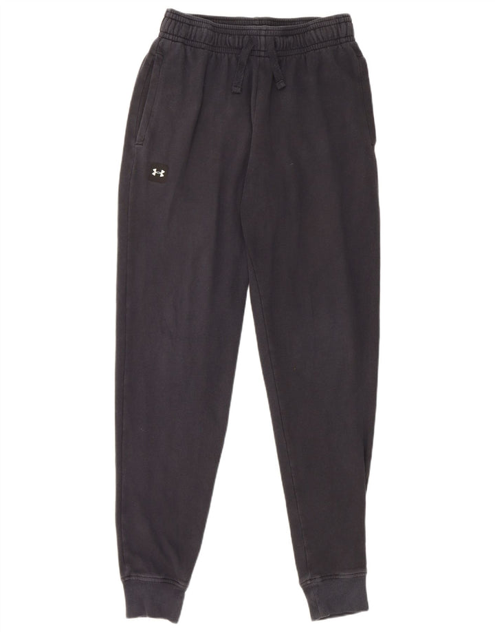Męskie spodnie dresowe Under Armour Joggers, średnio granatowe, bawełniane