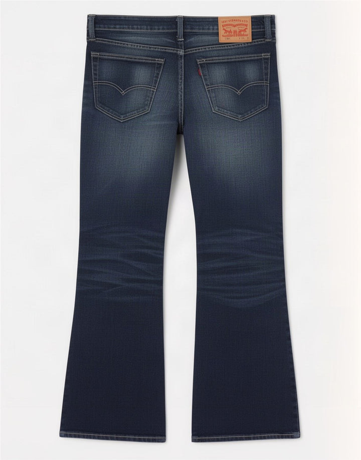 Męskie dżinsy Levi's 527 Bootcut W32 L32 Granatowa bawełna