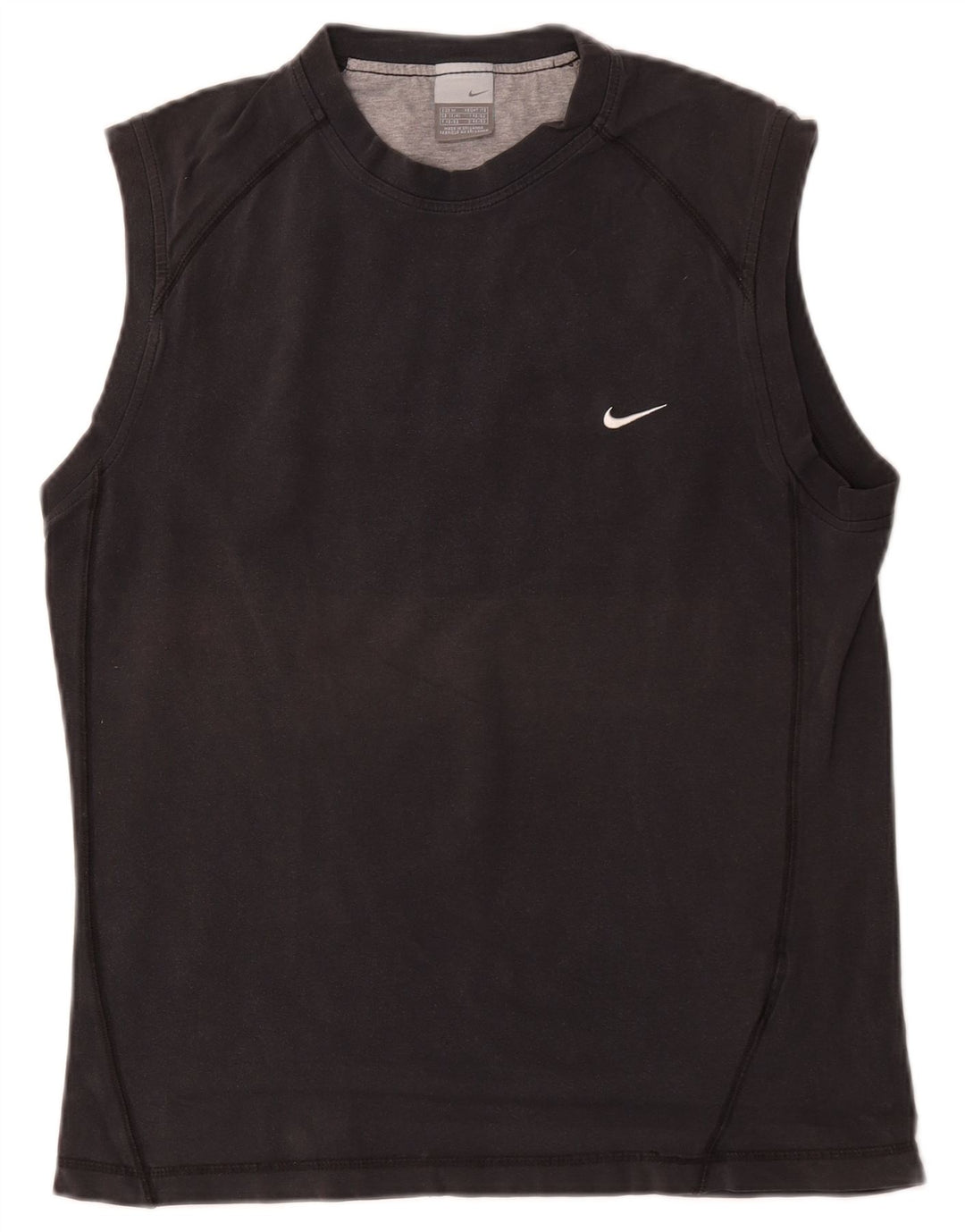 Męska koszulka z kamizelką Nike, UK 39/41, średnia czarna bawełna