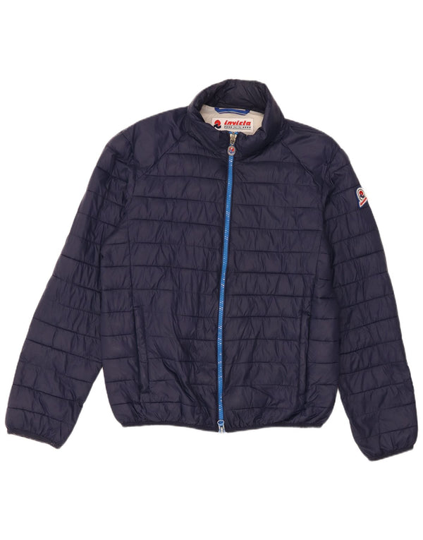 Damska ocieplana kurtka z kapturem Invicta UK 18 XL, granatowa, nylonowa