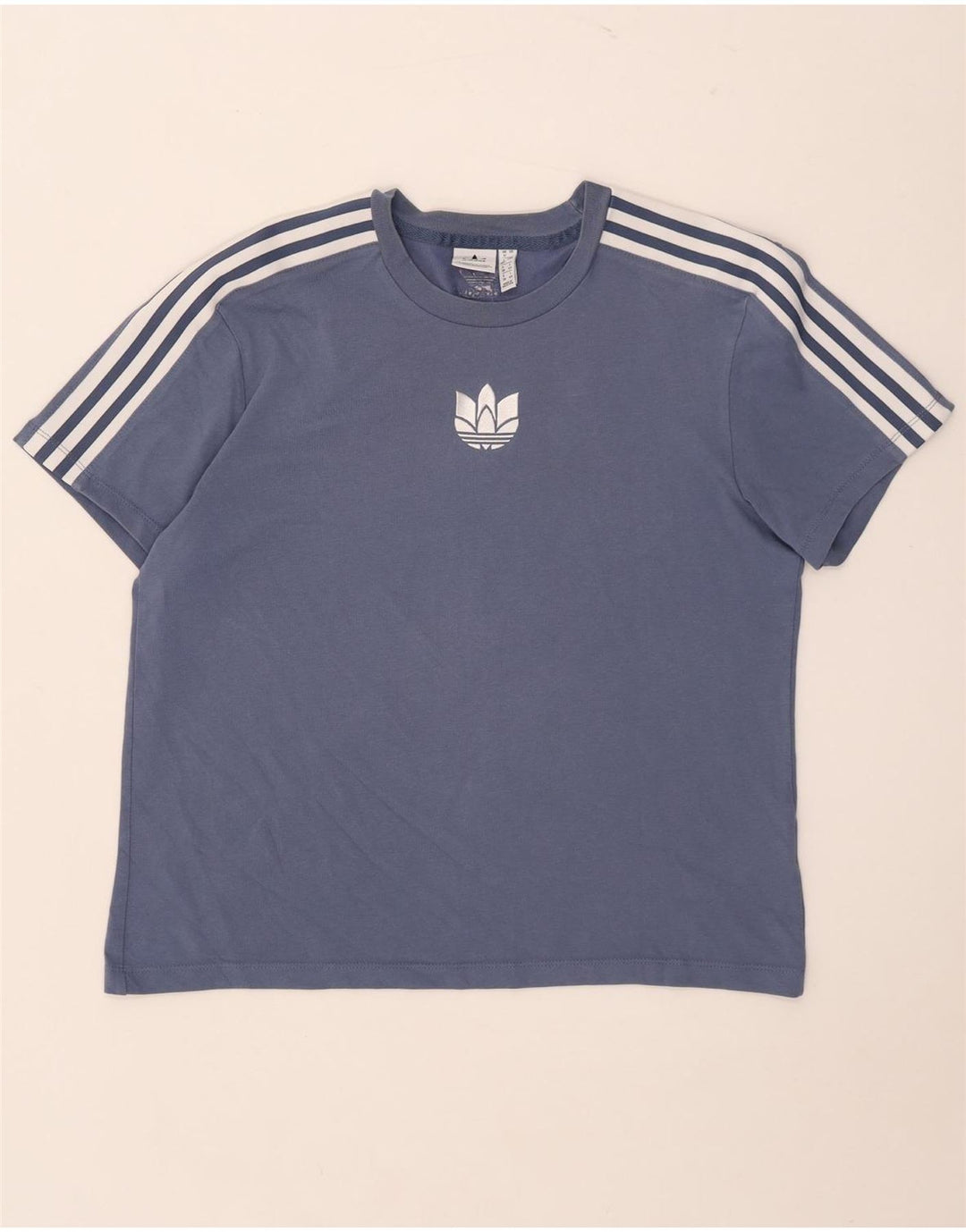 Damska koszulka Adidas Top UK 12 Medium Blue Cotton