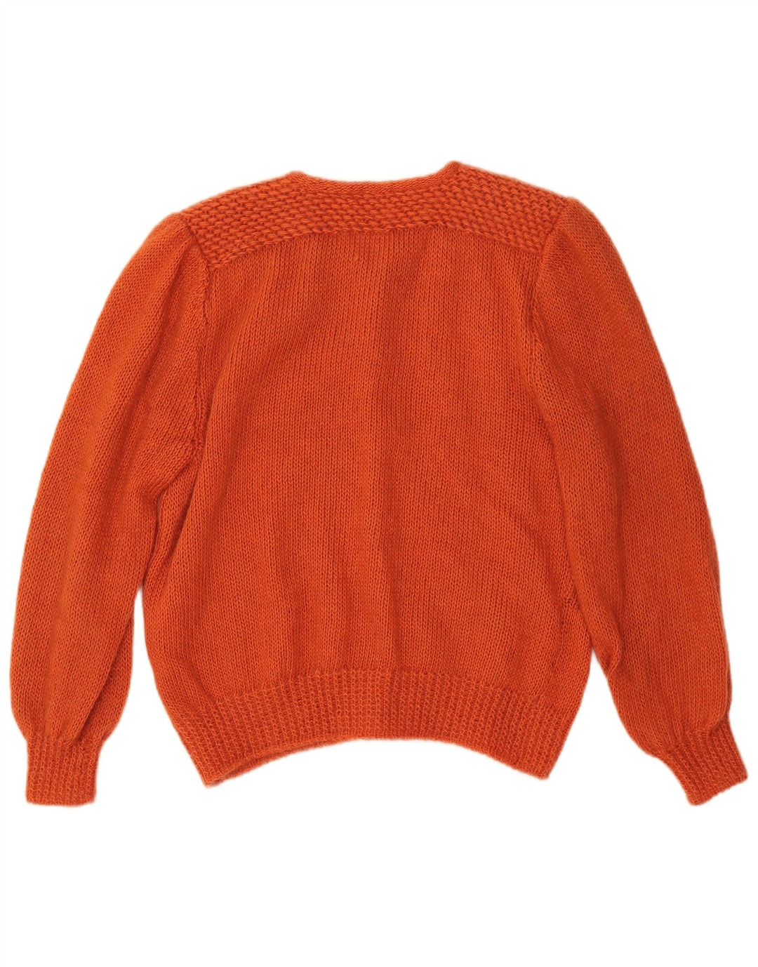 Sweter damski VINTAGE UK 16, duży pomarańczowy
