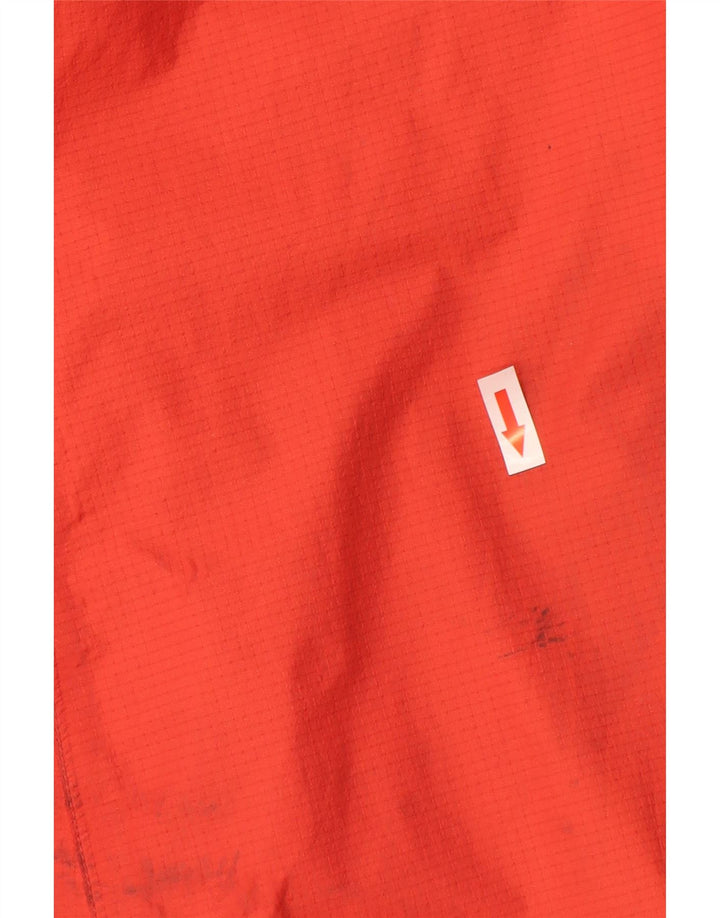 Damska kurtka wiatrówka z kapturem, oversize, Berghaus UK 10, mała pomarańczowa