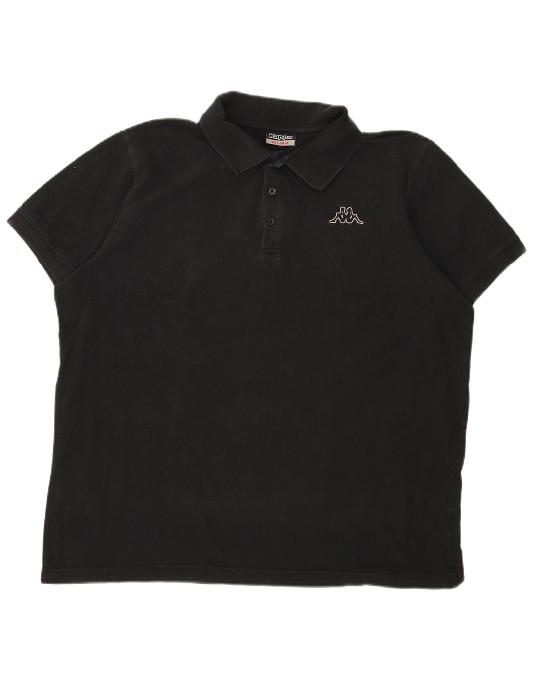 Męska koszulka polo KAPPA 2XL, czarna, bawełniana