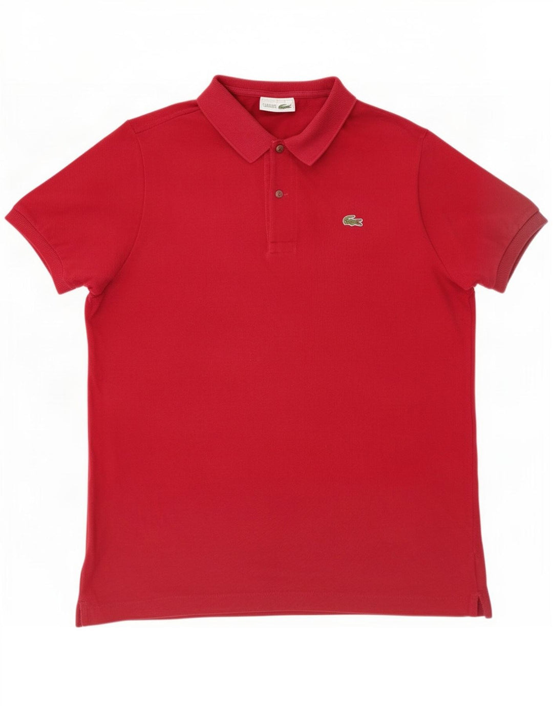Męska koszulka polo Lacoste, rozmiar 5, duża, czerwona, bawełniana