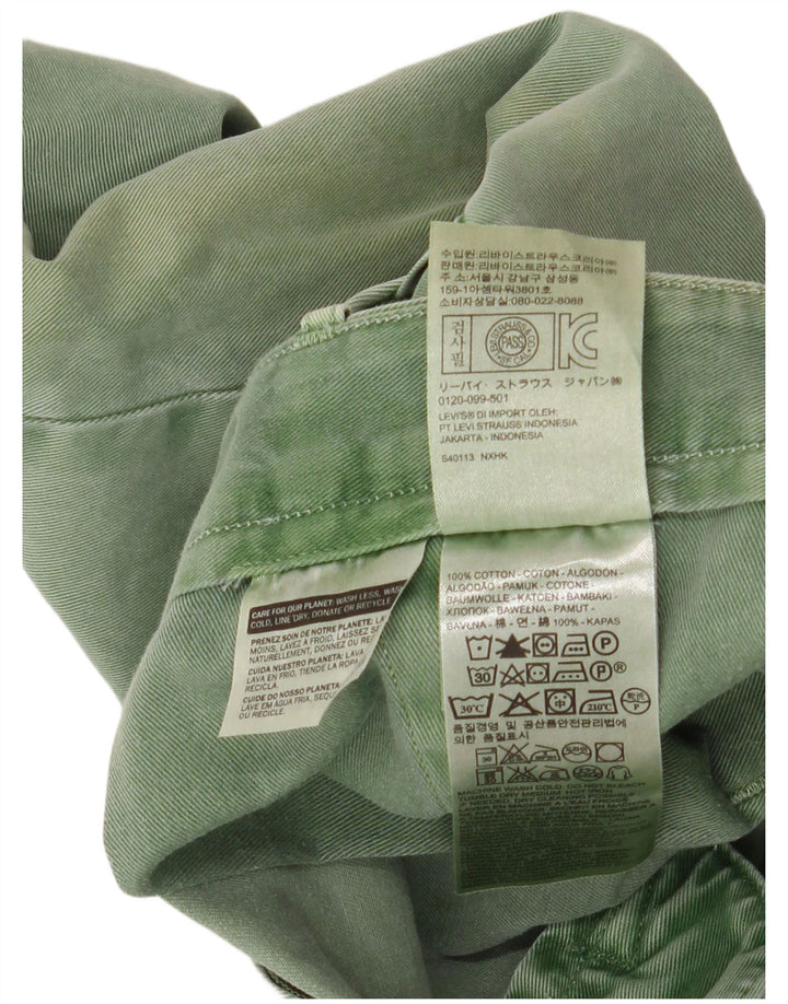 Męskie spodenki Chino Levi's W32 Średniozielona bawełna