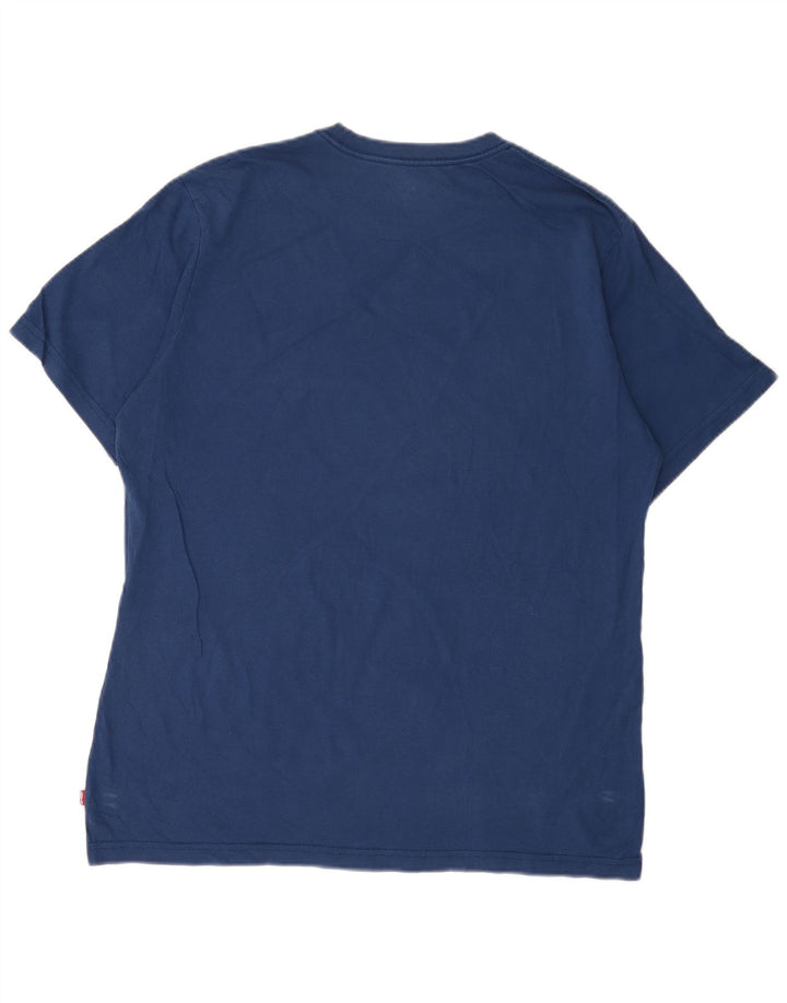 Męski T-shirt Levi's o swobodnym kroju z grafiką, średni granatowy