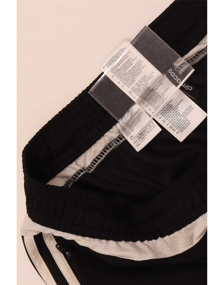 Męskie spodnie dresowe Adidas Climacool, małe, czarne, z blokami kolorów, z poliestru