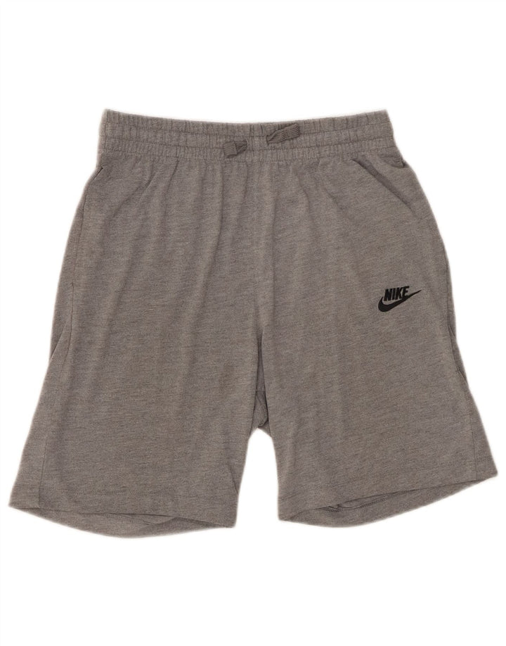 Chłopięce spodenki sportowe Nike 13-14 lat XL, szary, nakrapiany poliester