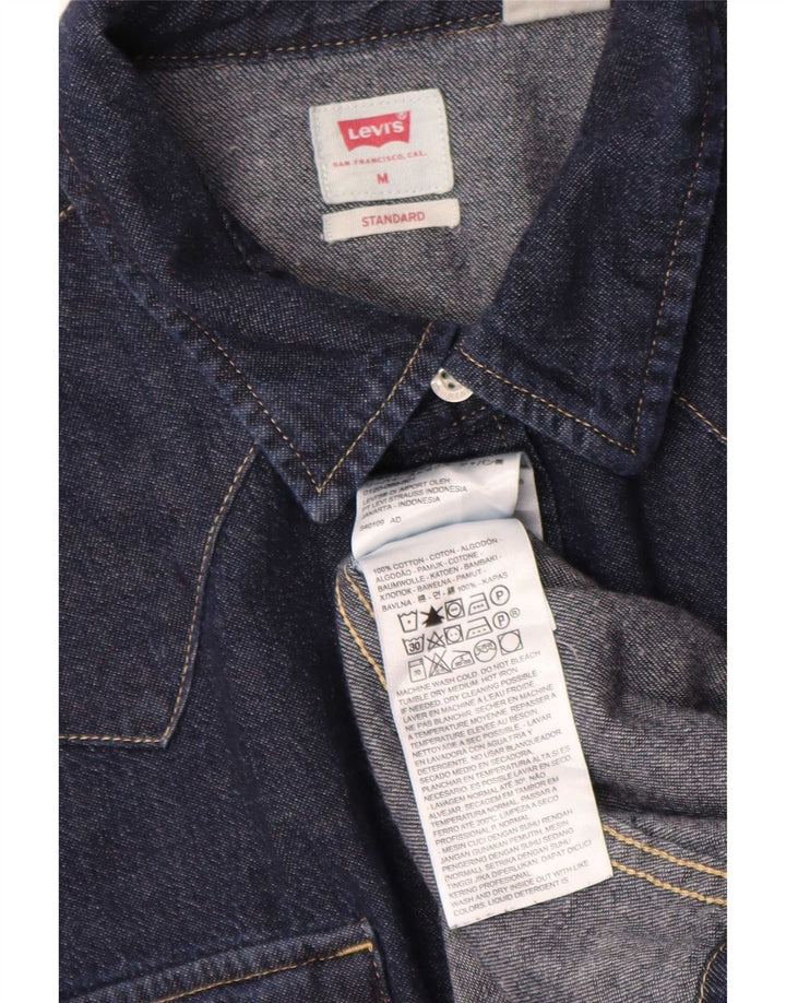 Męska koszula dżinsowa Levi's o standardowym kroju, średnioniebieska, klasyczna