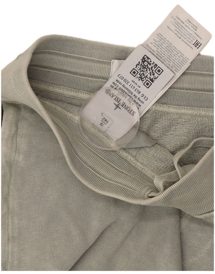 Chłopięce spodenki sportowe Stone Island 9-10 lat, szara bawełna