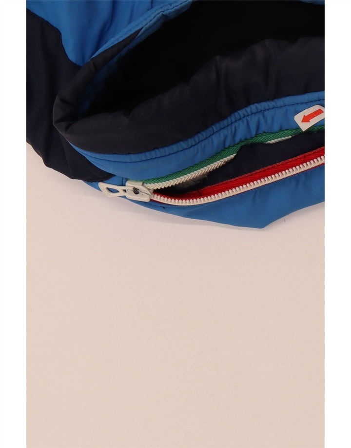 Damska kurtka wyściełana Samas IT 50 XL, niebieski nylon z blokami kolorów