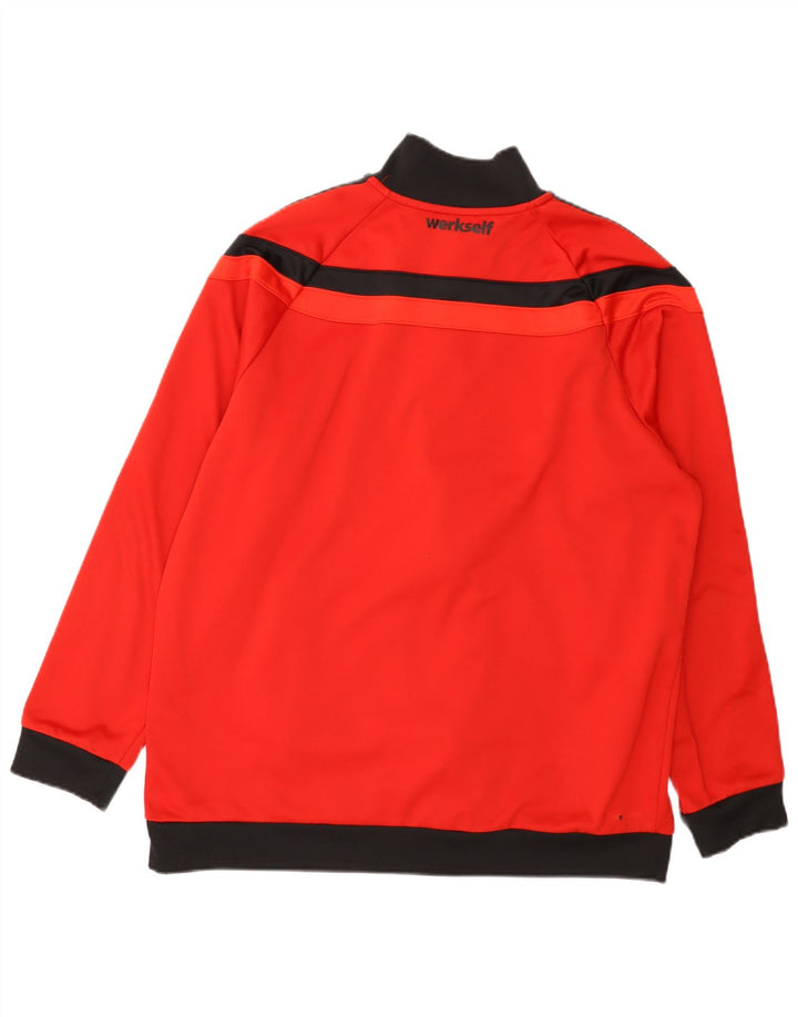 Adidas Męska bluza dresowa XL z poliestru w kolorze czerwonym