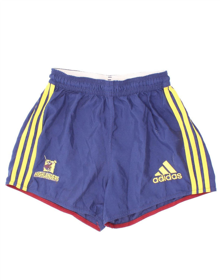 Chłopięce spodenki sportowe Adidas z grafiką 9-10 lat, małe, granatowe, poliestrowe