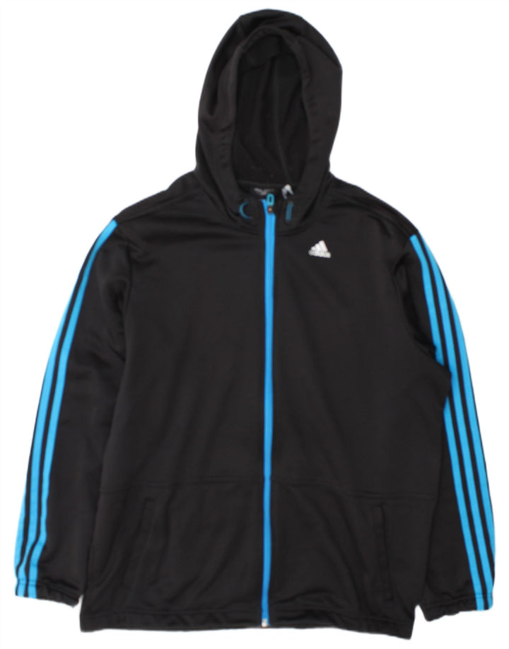 Adidas Męski sweter z kapturem Climalite XL, czarny, poliestrowy