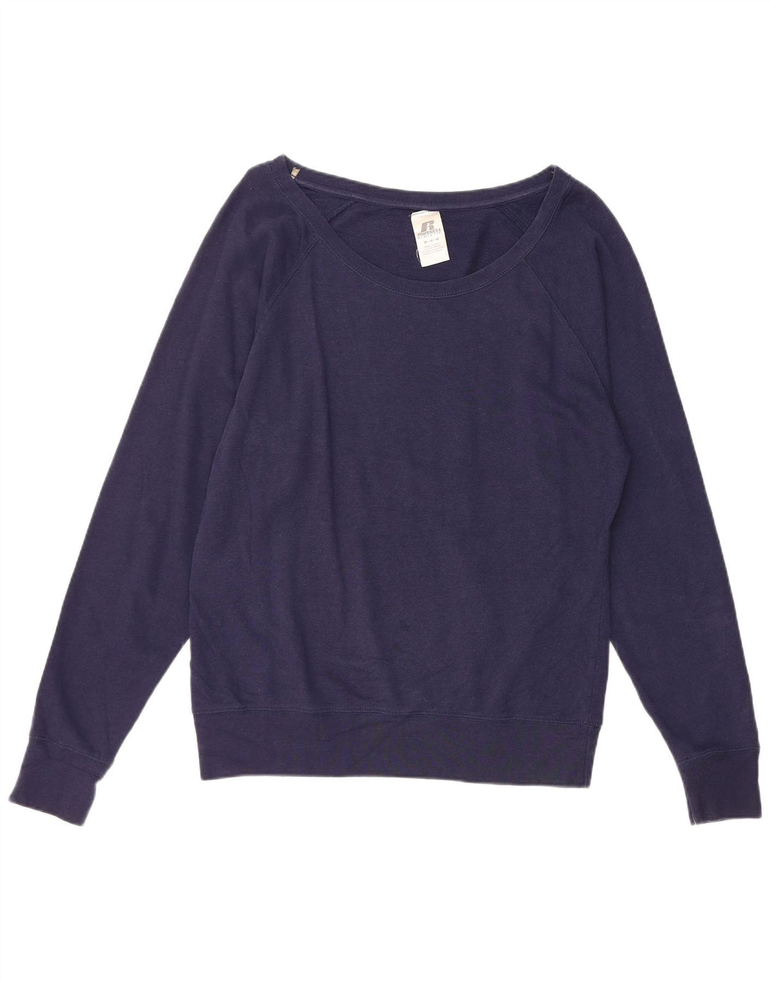 Bluza damska RUSSELL ATHLETIC UK 14, średnia, granatowa, bawełniana