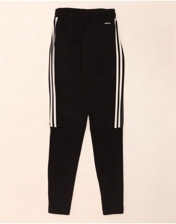 Damskie spodnie dresowe Adidas Climalite UK 4 XS, czarne, poliestrowe