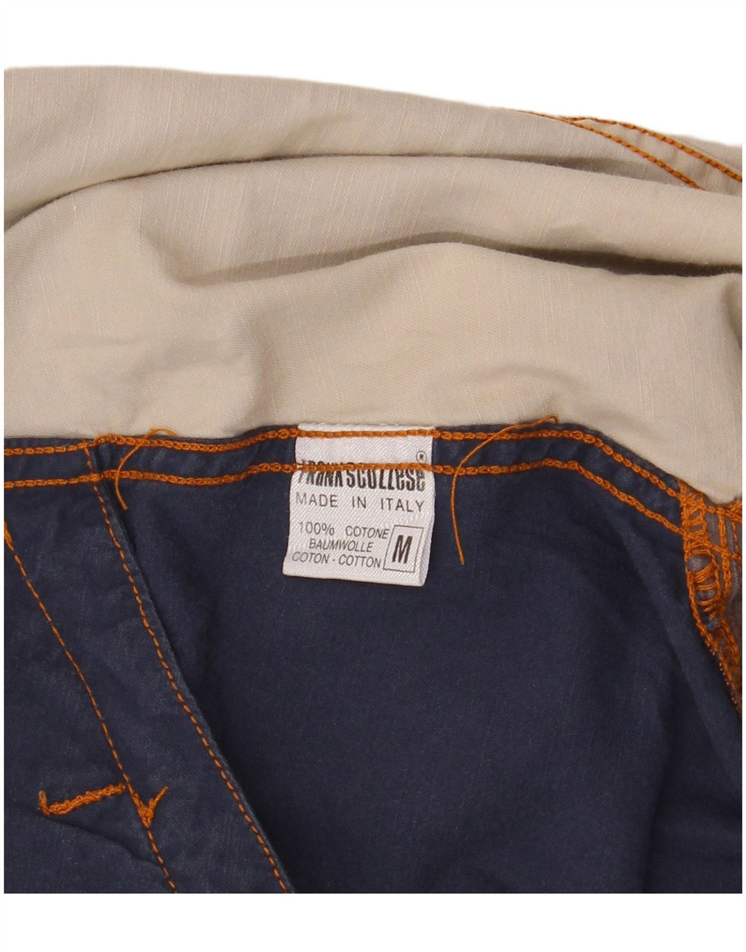 Męska kurtka dżinsowa Frank Scozzese Oversize UK 38, średni granat