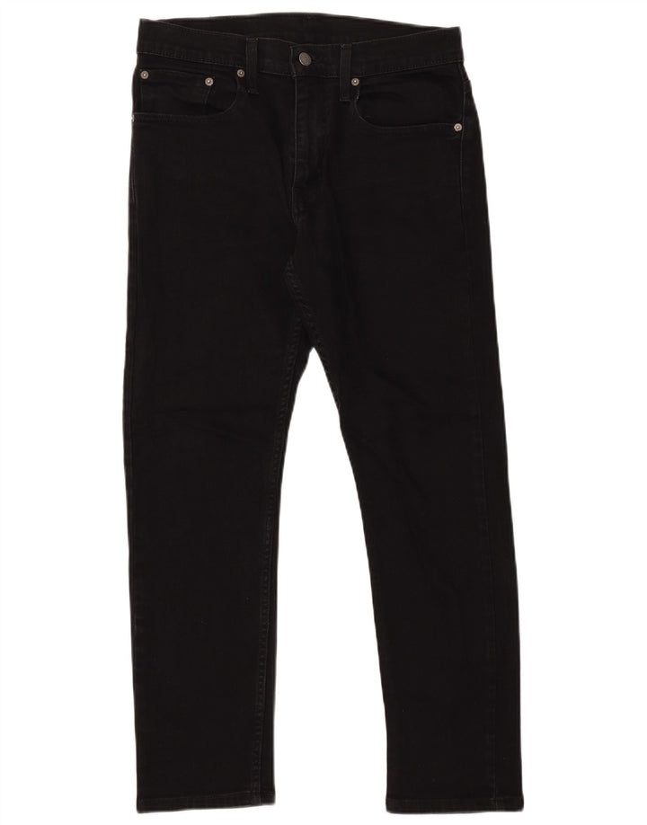 Męskie jeansy Levi's 502 Tapered W31 L27 Czarna bawełna